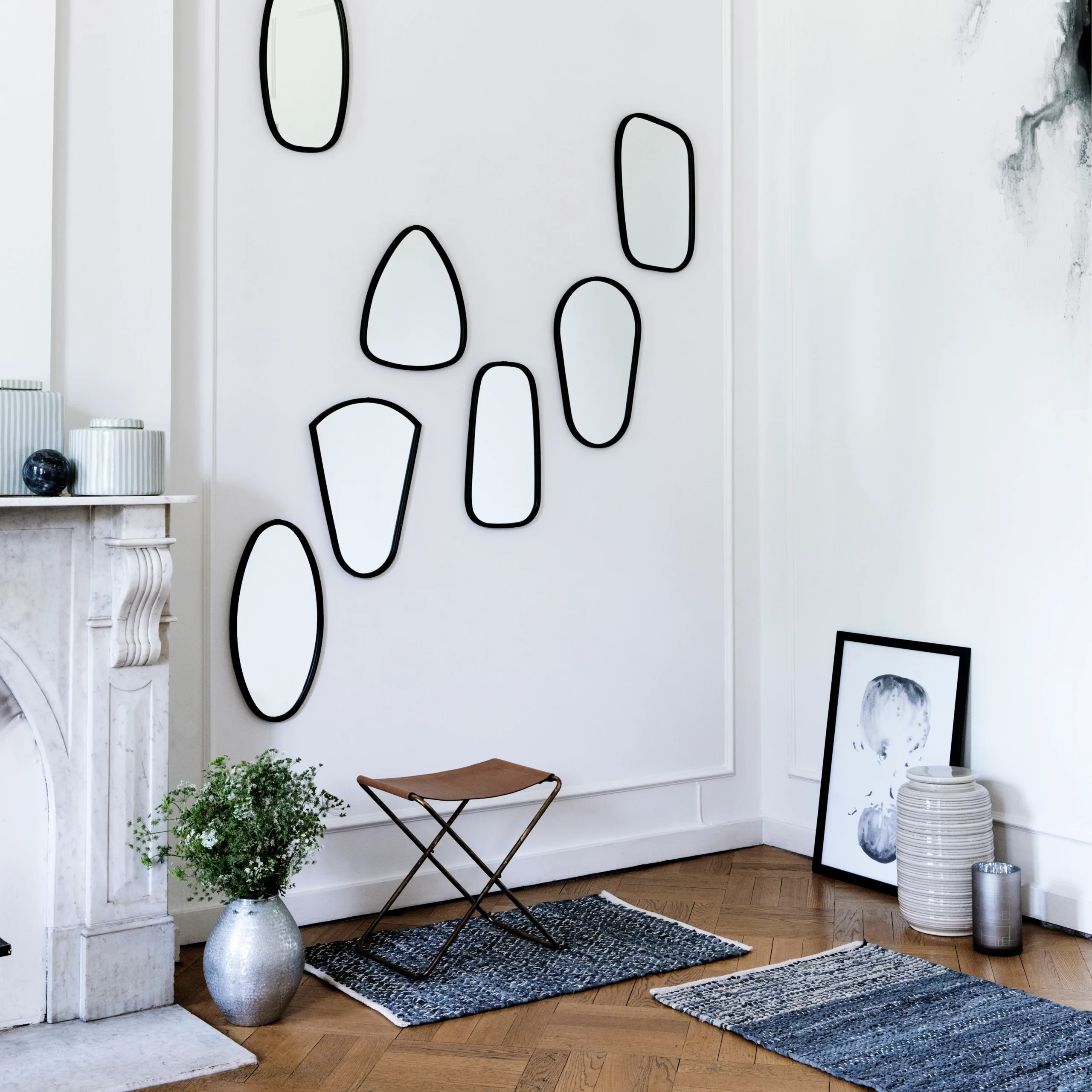 Broste Copenhagen Nola Klapphocker Leder 3 Broste Copenhagen Nola Klapphocker Leder – Bild 3