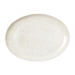 Broste Copenhagen Nordic Vanilla Teller Oval 35,5cm