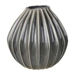 Broste Copenhagen Wide Vase Smoked Pearl