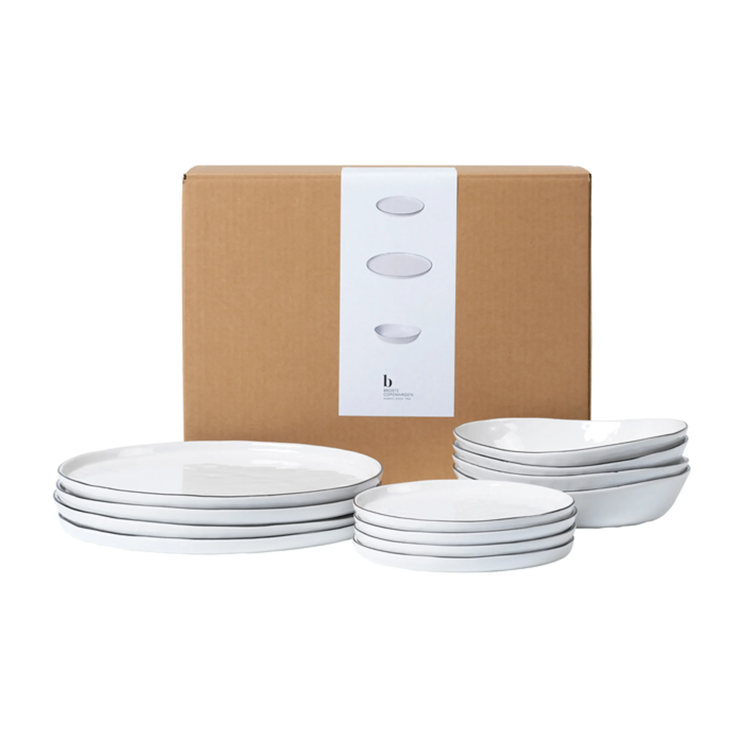 Broste Copenhagen Nordic Salt Geschirr-Set 1 Broste Copenhagen Nordic Salt Geschirr-Set