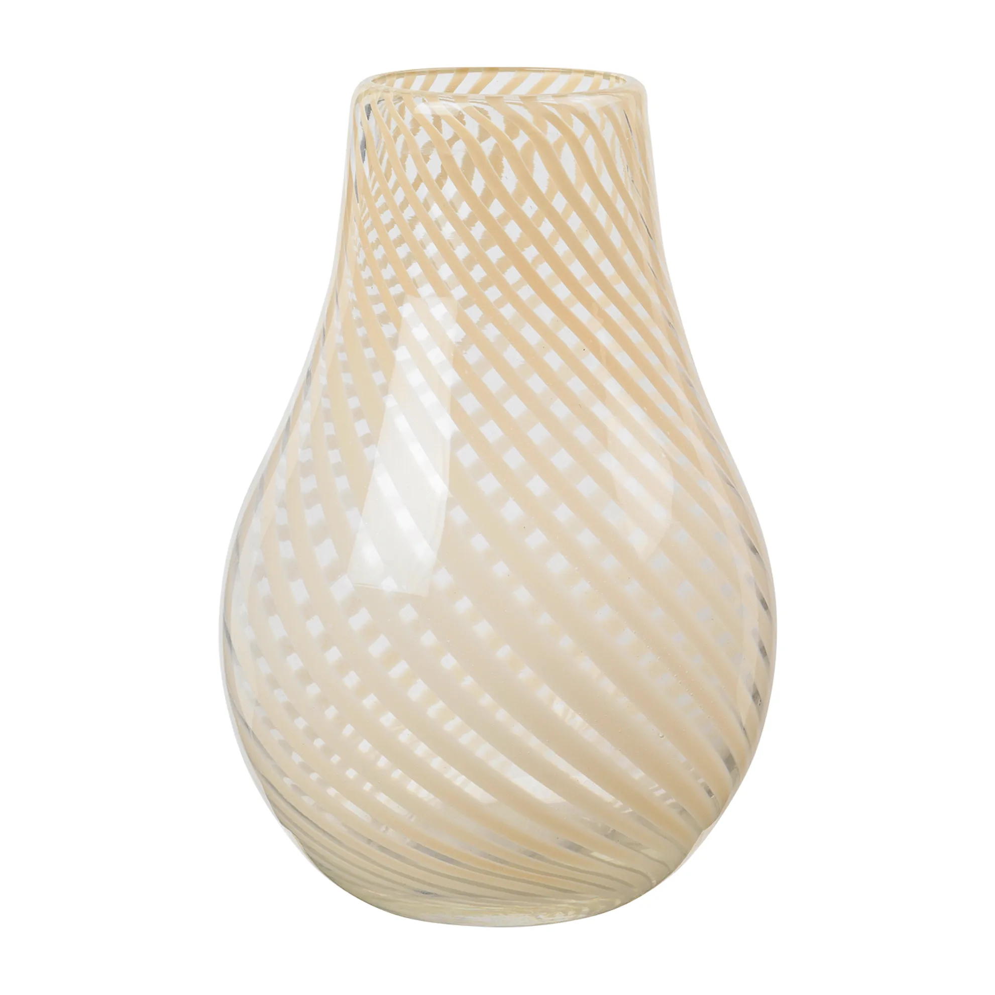Broste Copenhagen Ada Cross Stripe Vase 22,5cm 1 Broste Copenhagen Ada Cross Stripe Vase 22,5cm
