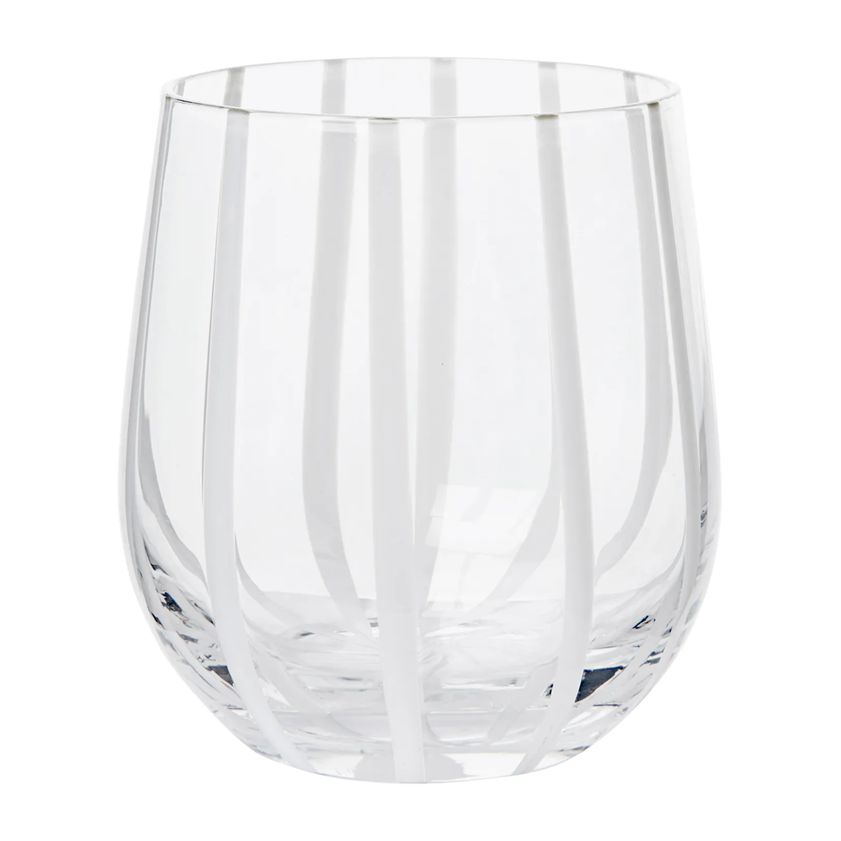 Broste Copenhagen Stripe Wasserglas 35cl 1 Broste Copenhagen Stripe Wasserglas 35cl